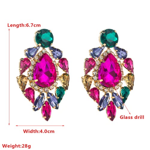 Fashion Jewelry Rhinestone Earrings For Women YWHME-699