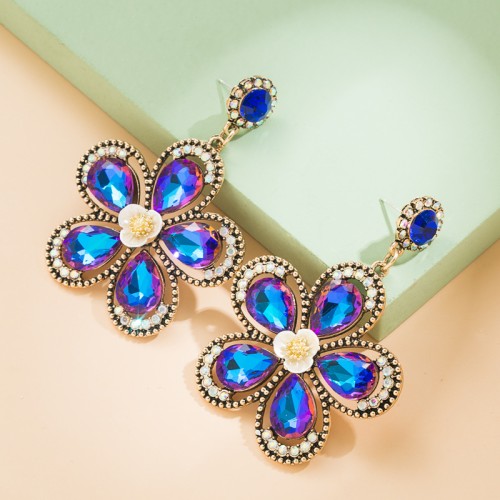 Fashion Jewelry Rhinestone Earrings For Women YWHME-700