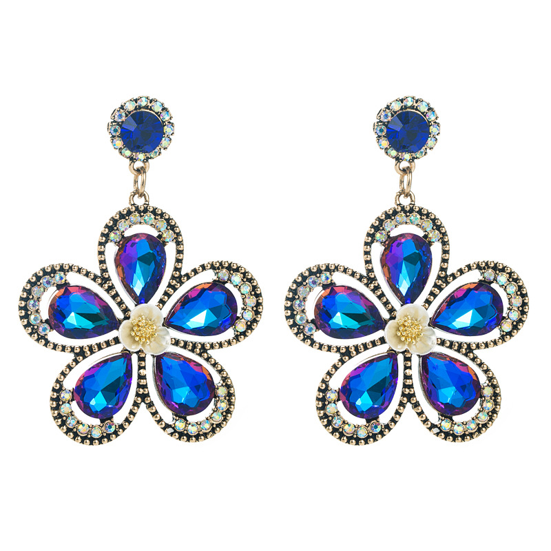 Fashion Jewelry Rhinestone Earrings For Women YWHME-700 