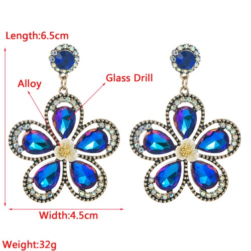 Fashion Jewelry Rhinestone Earrings For Women YWHME-700