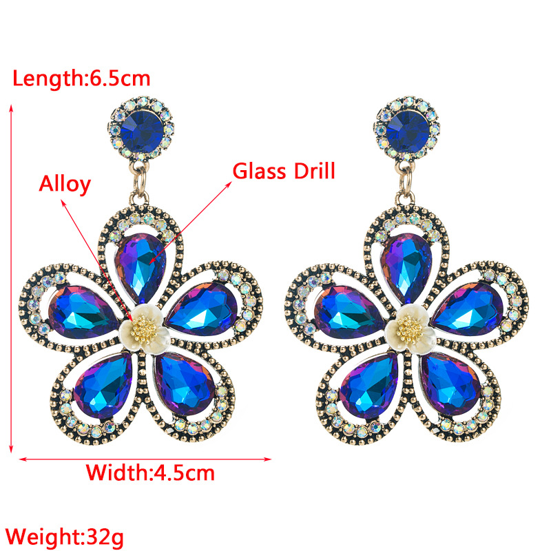 Fashion Jewelry Rhinestone Earrings For Women YWHME-700 