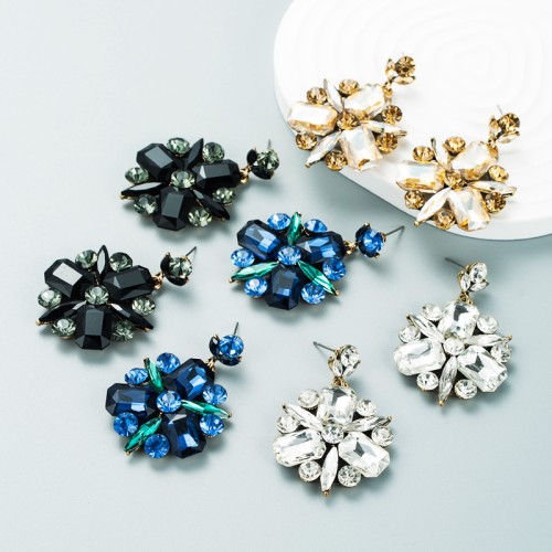 Fashion Jewelry Rhinestone Earrings For Women YWHME-701