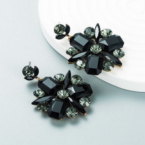 Fashion Jewelry Rhinestone Earrings For Women YWHME-701