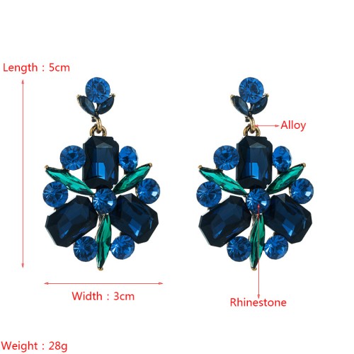 Fashion Jewelry Rhinestone Earrings For Women YWHME-701