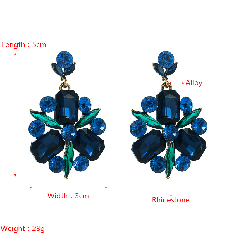 Fashion Jewelry Rhinestone Earrings For Women YWHME-701 