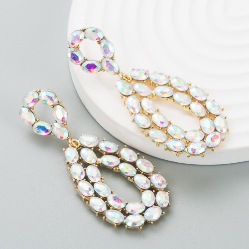 Fashion Jewelry Rhinestone Earrings For Women YWHME-702