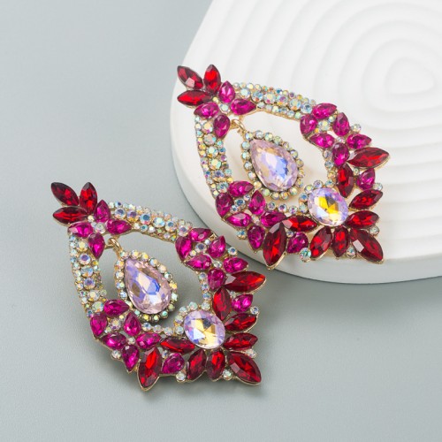 Fashion Jewelry Rhinestone Earrings For Women YWHME-703