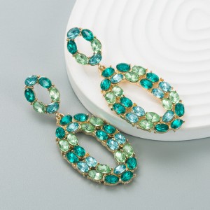 Fashion Jewelry Rhinestone Earrings For Women YWHME-704 