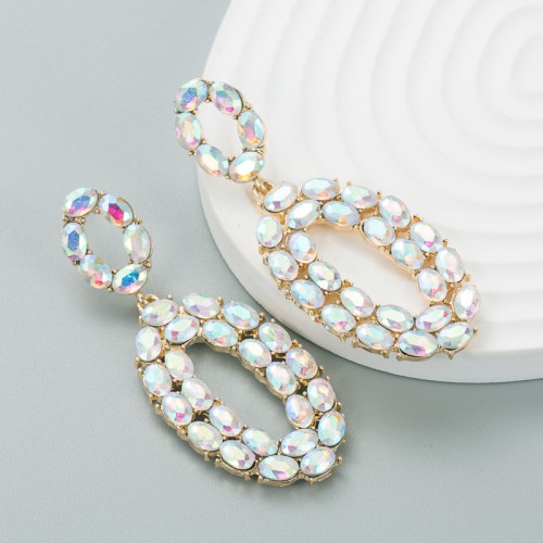 Fashion Jewelry Rhinestone Earrings For Women YWHME-704