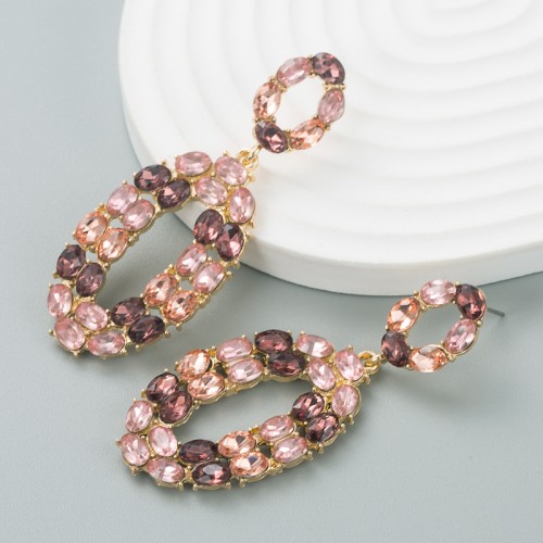 Fashion Jewelry Rhinestone Earrings For Women YWHME-704