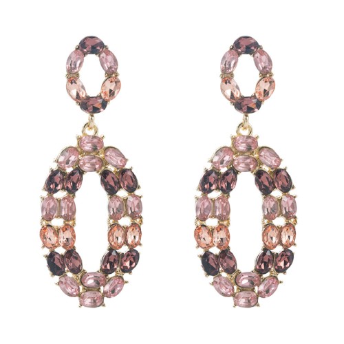 Fashion Jewelry Rhinestone Earrings For Women YWHME-704