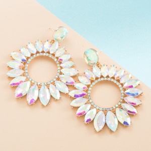 Fashion Jewelry Rhinestone Earrings For Women YWHME-705 