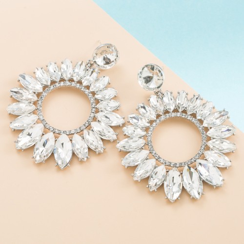 Fashion Jewelry Rhinestone Earrings For Women YWHME-705