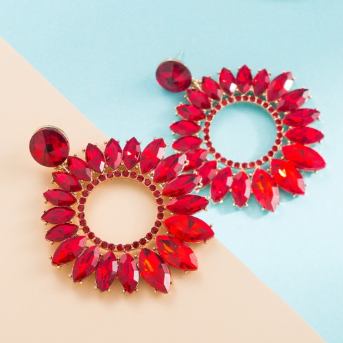 Fashion Jewelry Rhinestone Earrings For Women YWHME-705