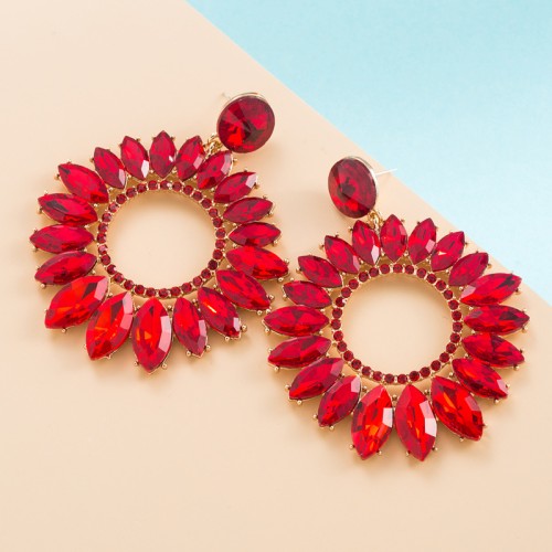 Fashion Jewelry Rhinestone Earrings For Women YWHME-705