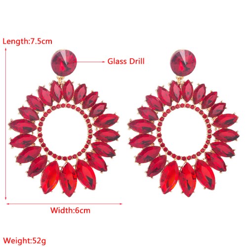 Fashion Jewelry Rhinestone Earrings For Women YWHME-705