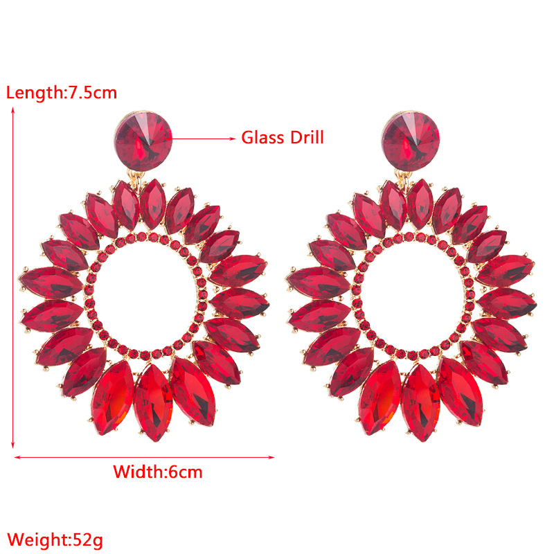 Fashion Jewelry Rhinestone Earrings For Women YWHME-705 