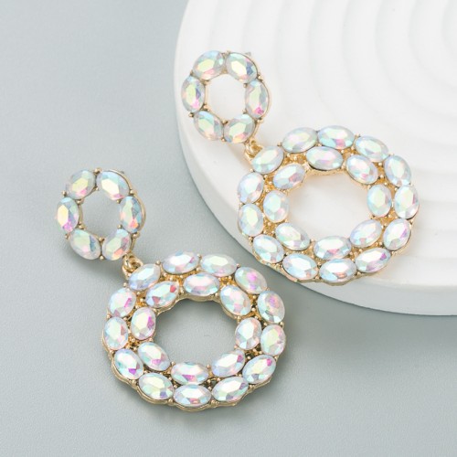 Fashion Jewelry Rhinestone Earrings For Women YWHME-706