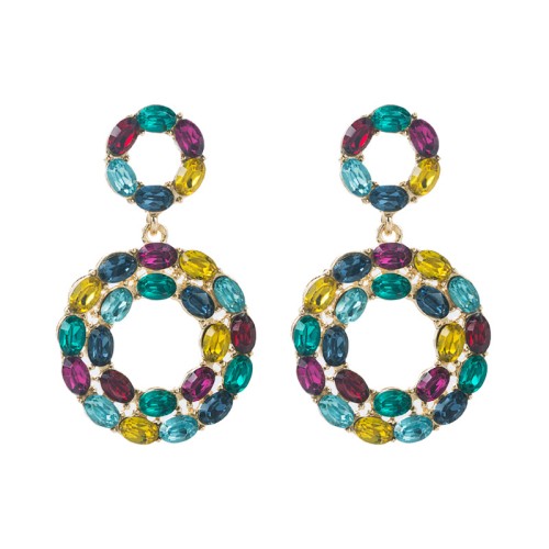 Fashion Jewelry Rhinestone Earrings For Women YWHME-706