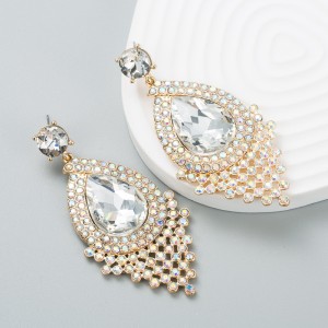 Fashion Jewelry Rhinestone Earrings For Women YWHME-707 