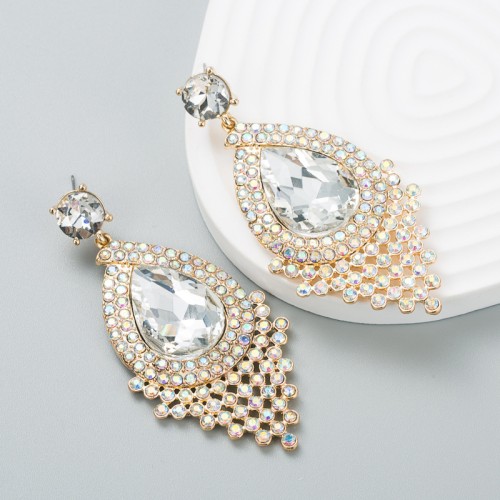 Fashion Jewelry Rhinestone Earrings For Women YWHME-707