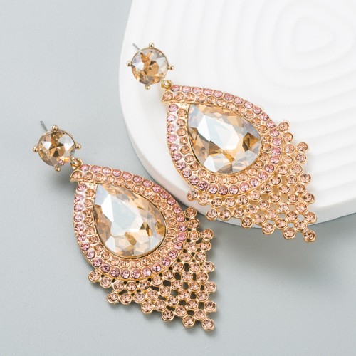 Fashion Jewelry Rhinestone Earrings For Women YWHME-707