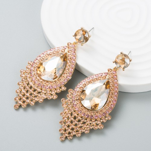 Fashion Jewelry Rhinestone Earrings For Women YWHME-707