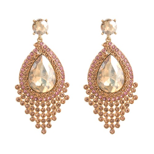 Fashion Jewelry Rhinestone Earrings For Women YWHME-707