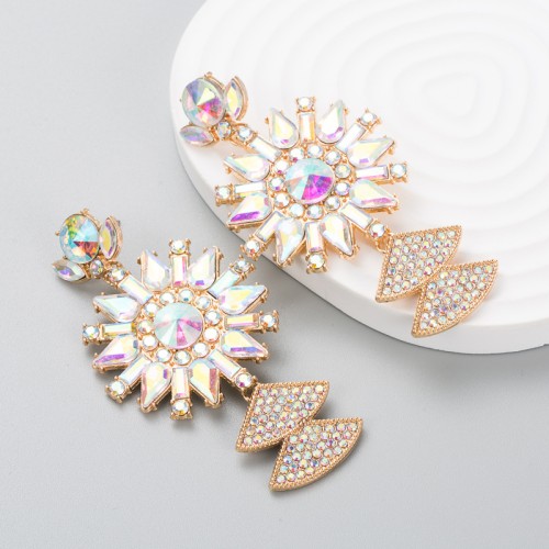 Fashion Jewelry Rhinestone Earrings For Women YWHME-708