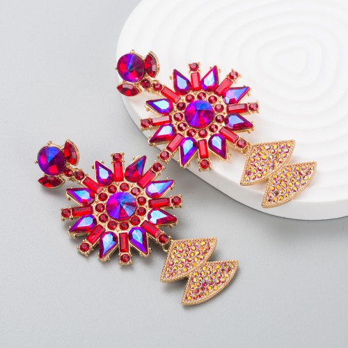 Fashion Jewelry Rhinestone Earrings For Women YWHME-708