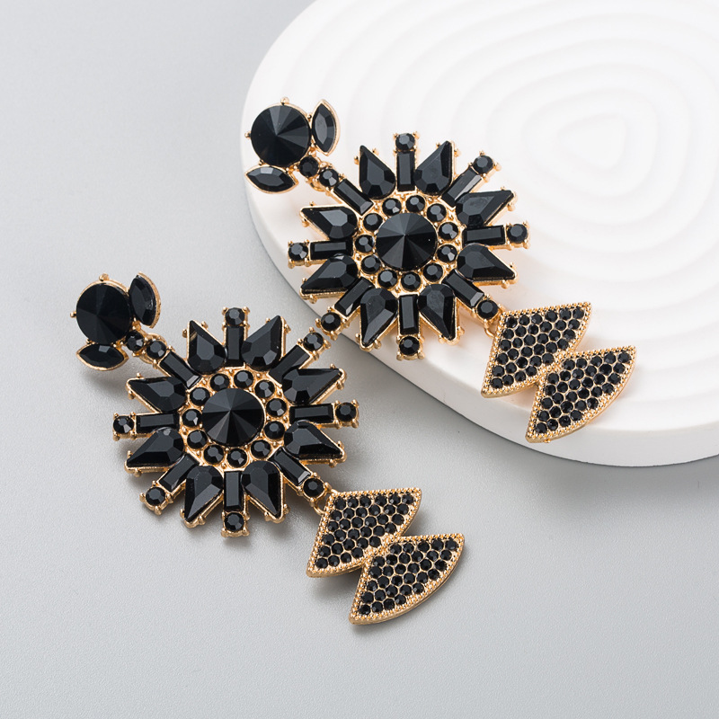 Fashion Jewelry Rhinestone Earrings For Women YWHME-708 