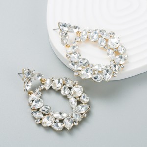 Fashion Jewelry Rhinestone Earrings For Women YWHME-709 