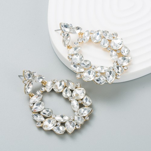 Fashion Jewelry Rhinestone Earrings For Women YWHME-709