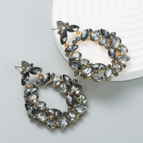 Fashion Jewelry Rhinestone Earrings For Women YWHME-709