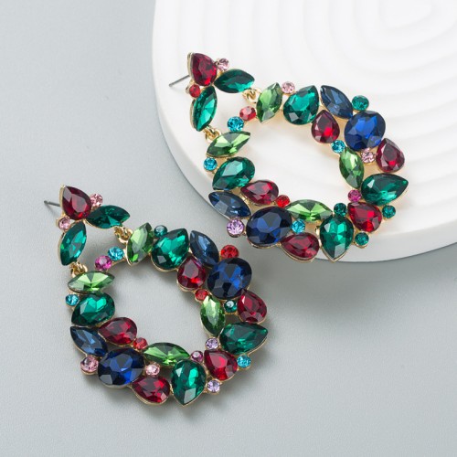 Fashion Jewelry Rhinestone Earrings For Women YWHME-709