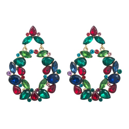 Fashion Jewelry Rhinestone Earrings For Women YWHME-709