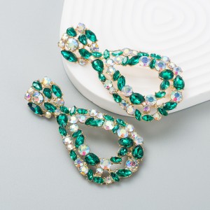 Fashion Jewelry Rhinestone Earrings For Women YWHME-710 