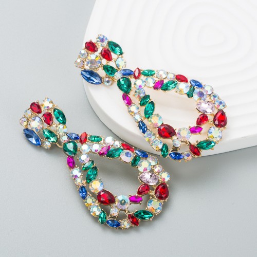 Fashion Jewelry Rhinestone Earrings For Women YWHME-710