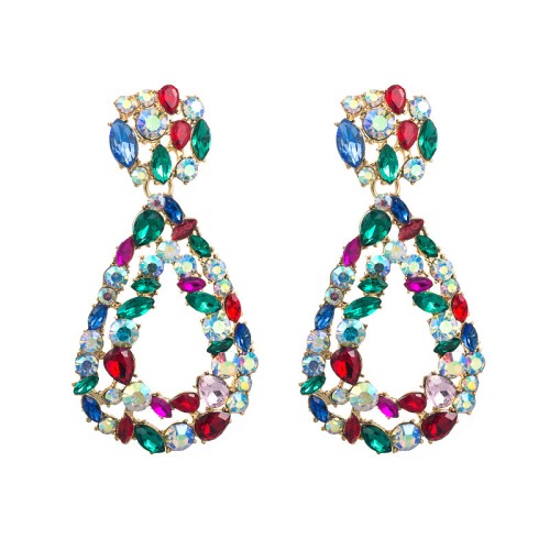 Fashion Jewelry Rhinestone Earrings For Women YWHME-710