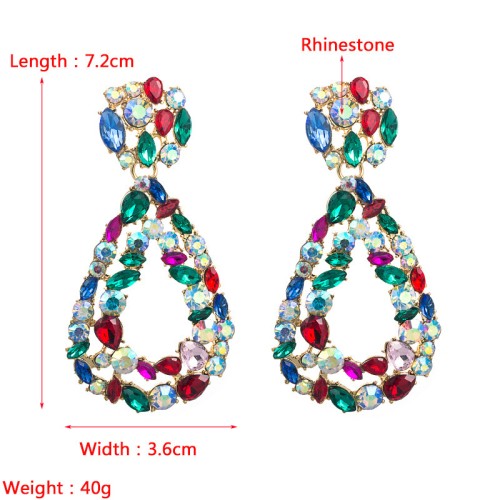 Fashion Jewelry Rhinestone Earrings For Women YWHME-710