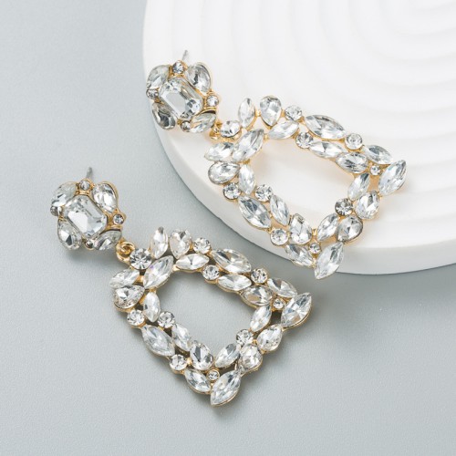 Fashion Jewelry Rhinestone Earrings For Women YWHME-711