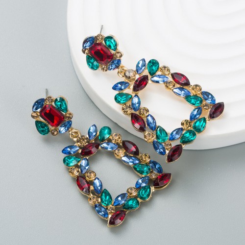 Fashion Jewelry Rhinestone Earrings For Women YWHME-711