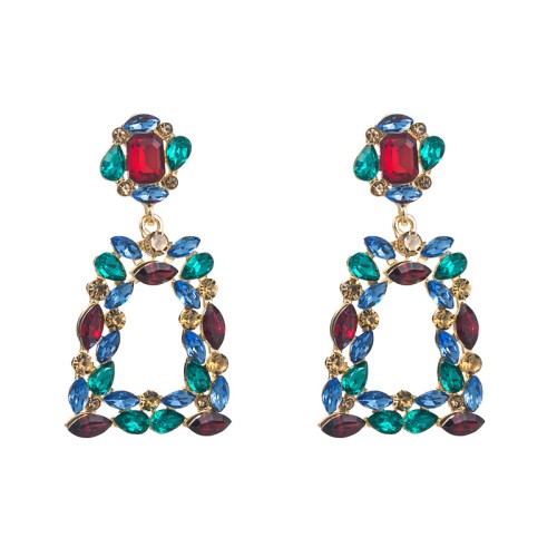 Fashion Jewelry Rhinestone Earrings For Women YWHME-711