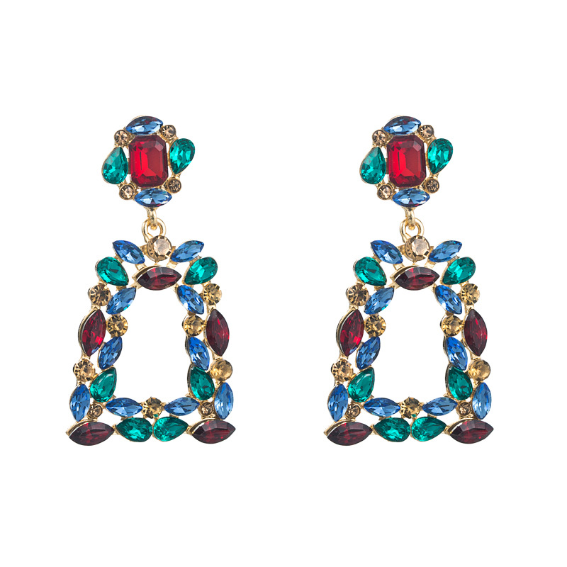 Fashion Jewelry Rhinestone Earrings For Women YWHME-711 