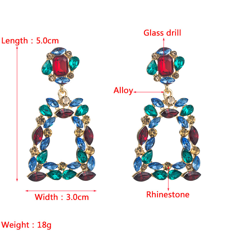 Fashion Jewelry Rhinestone Earrings For Women YWHME-711 