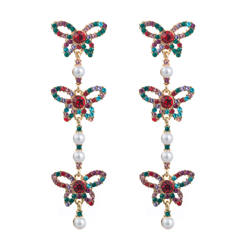 Fashion Jewelry Rhinestone Earrings For Women YWHME-712 