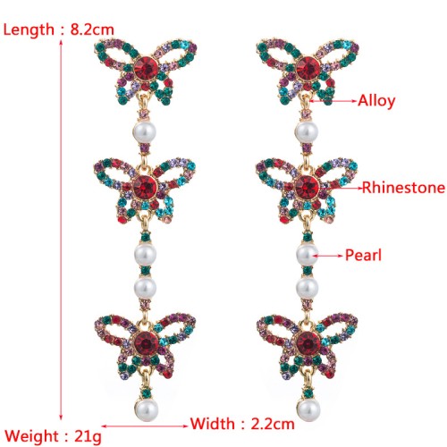 Fashion Jewelry Rhinestone Earrings For Women YWHME-712