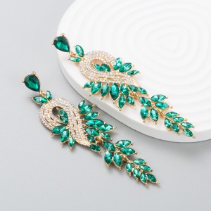 Fashion Jewelry Rhinestone Earrings For Women YWHME-713 