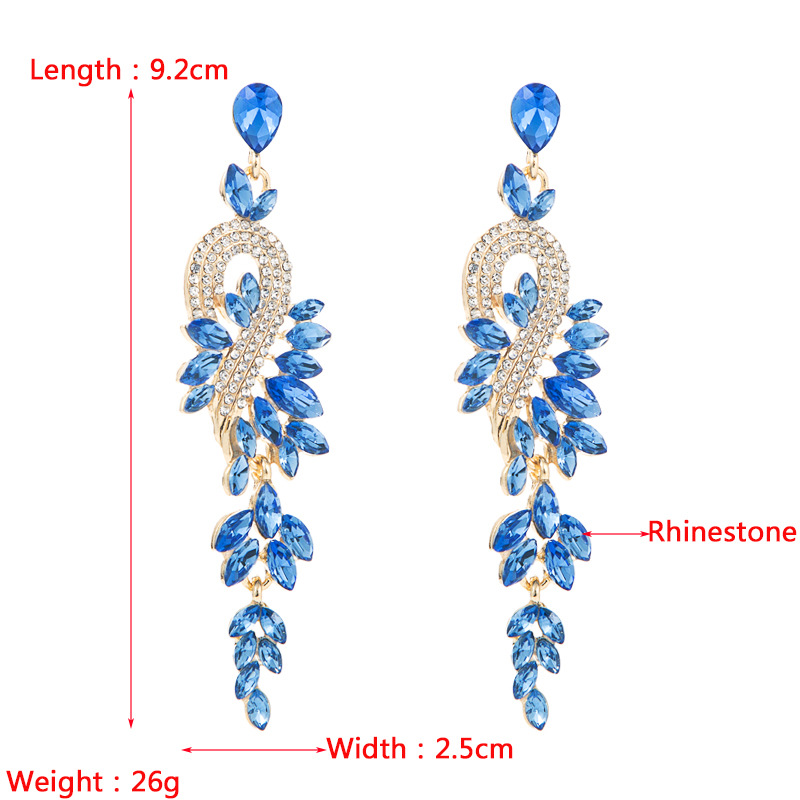 Fashion Jewelry Rhinestone Earrings For Women YWHME-713 