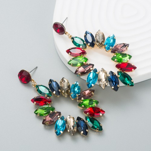 Fashion Jewelry Rhinestone Earrings For Women YWHME-714